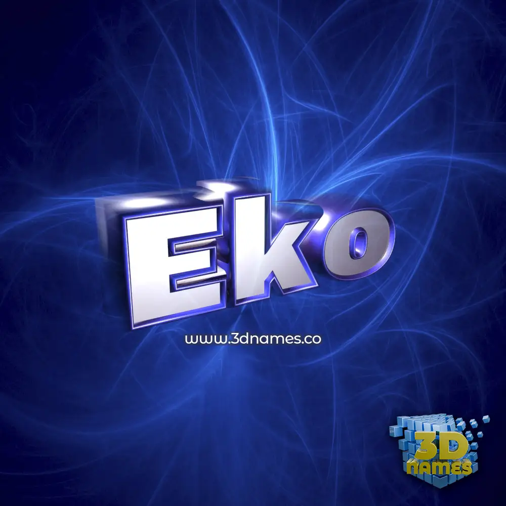 eko in Plasma style - 3D name wallpaper eko in Plasma style - 3D name wallpaper