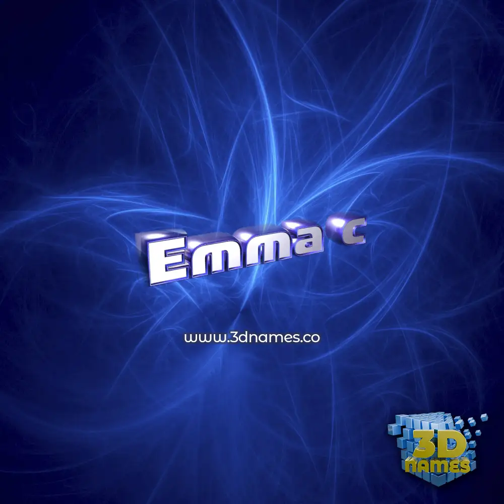 emma c in Plasma style - 3D name wallpaper emma c in Plasma style - 3D name wallpaper