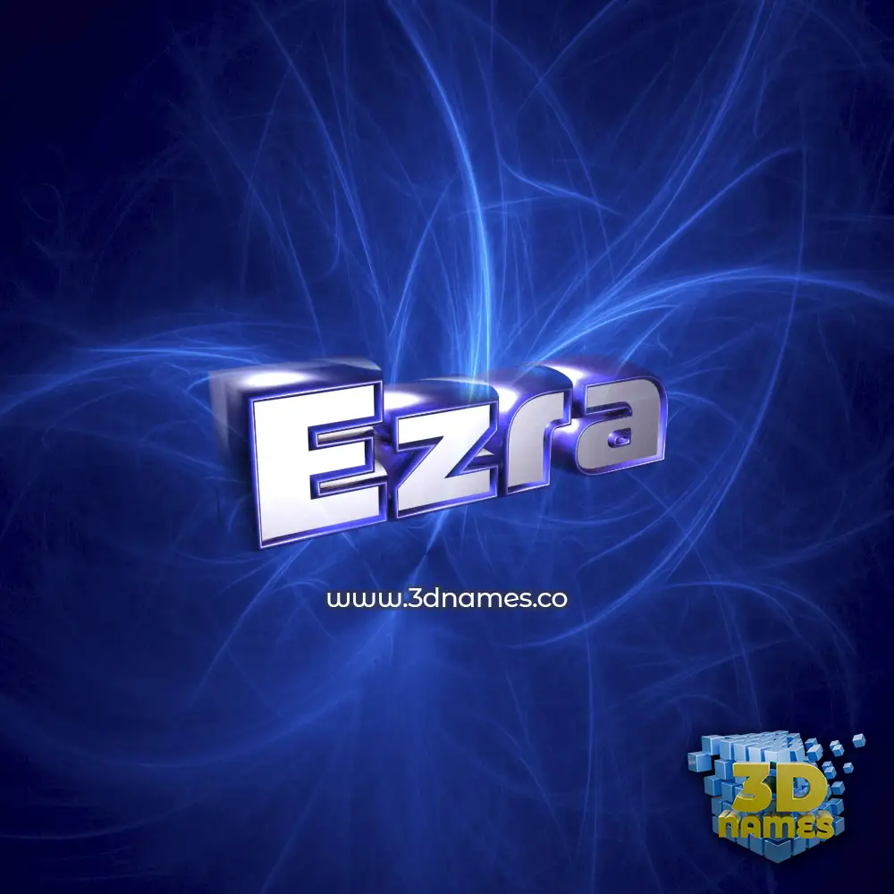 ezra in Plasma style - 3D name wallpaper ezra in Plasma style - 3D name wallpaper