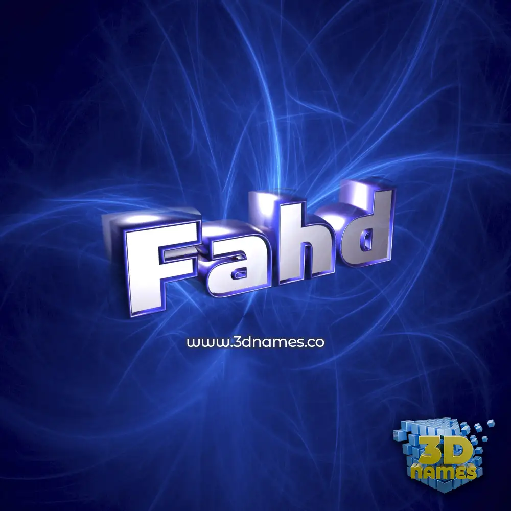 fahd in Plasma style - 3D name wallpaper fahd in Plasma style - 3D name wallpaper