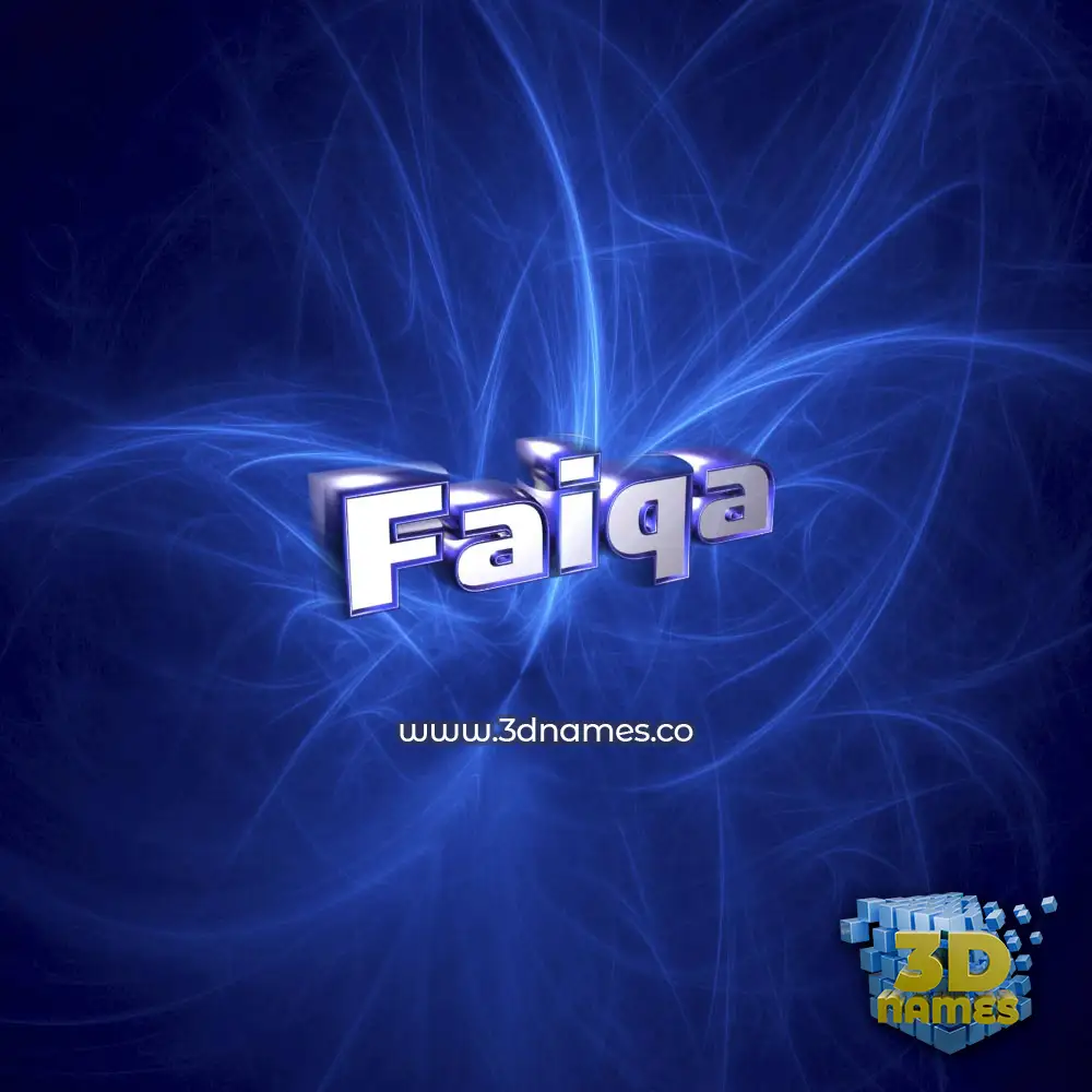faiqa in Plasma style - 3D name wallpaper faiqa in Plasma style - 3D name wallpaper