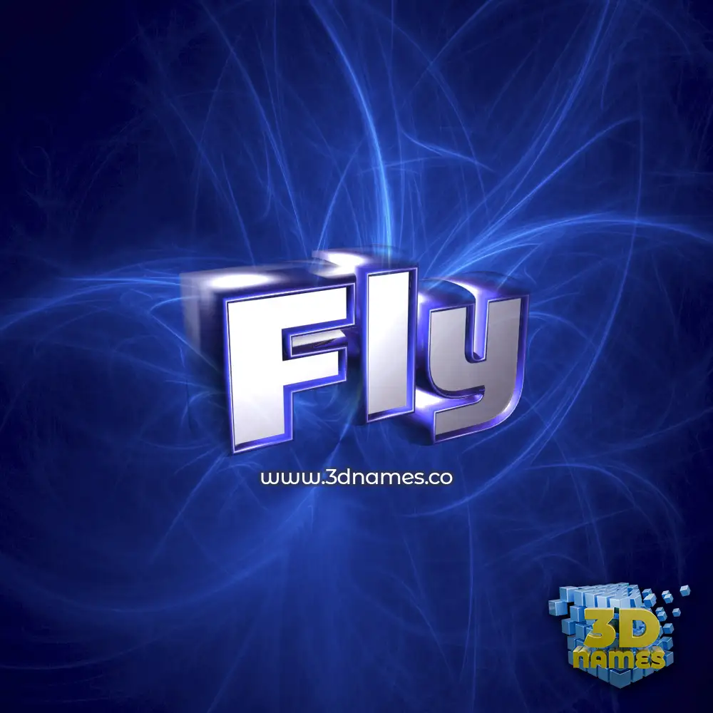 fly in Plasma style - 3D name wallpaper fly in Plasma style - 3D name wallpaper