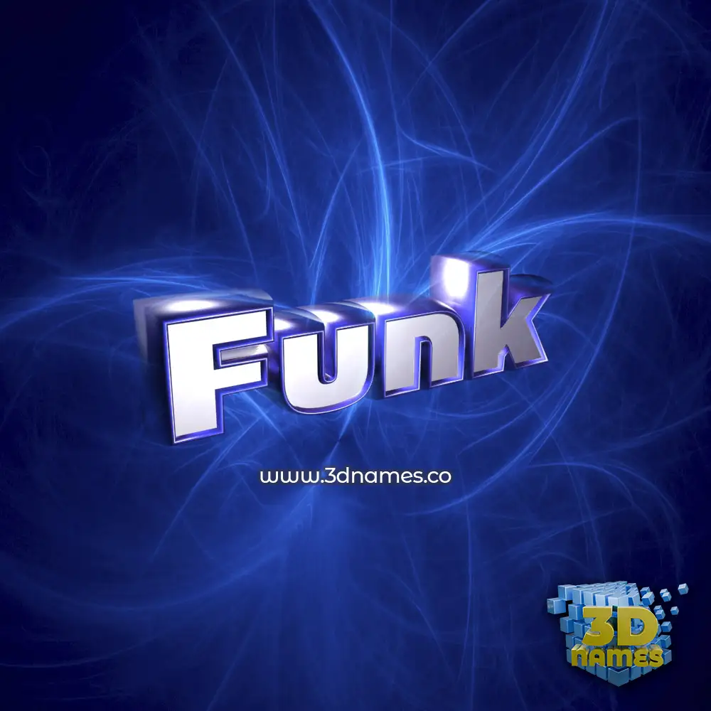 funk in Plasma style - 3D name wallpaper funk in Plasma style - 3D name wallpaper