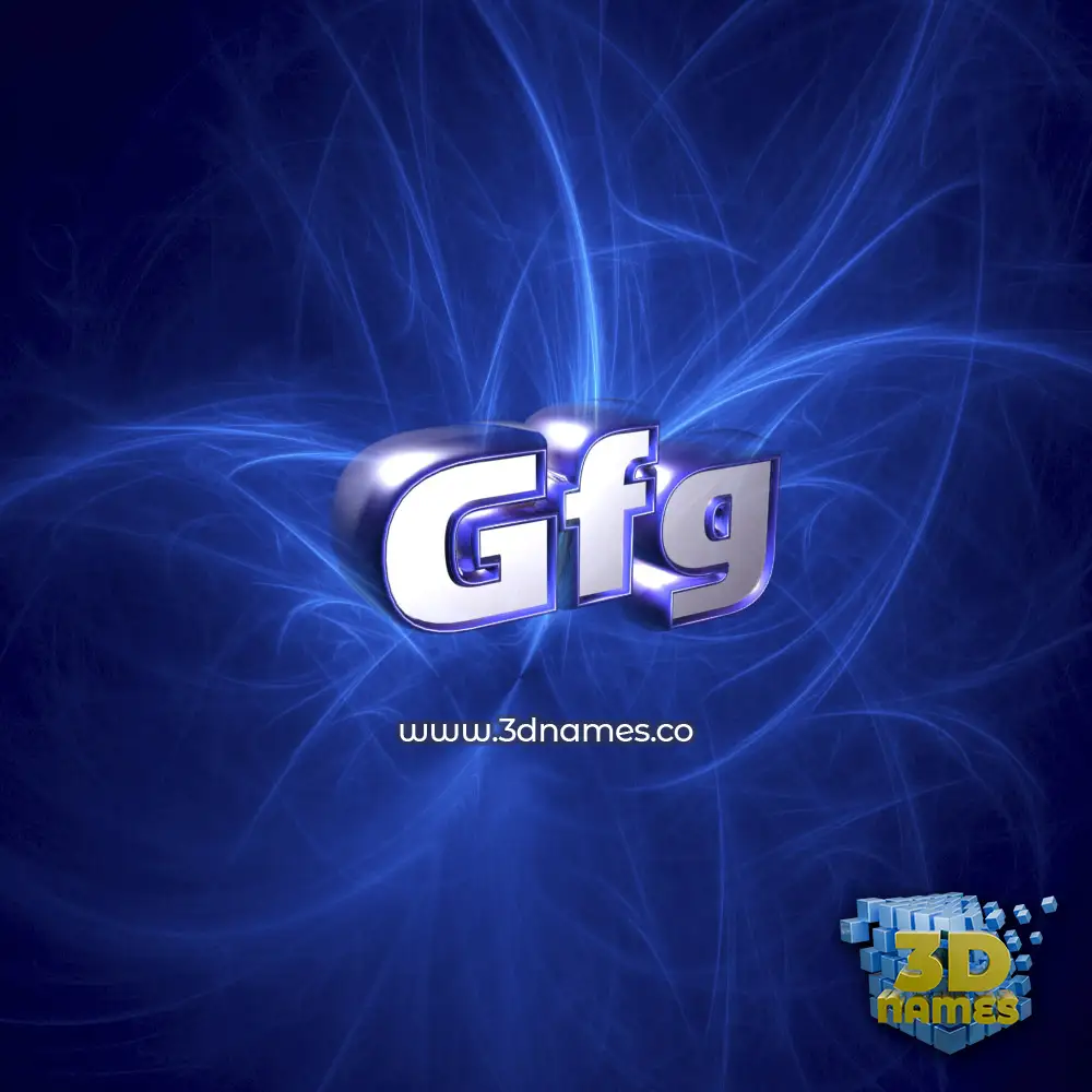 gfg in Plasma style - 3D name wallpaper gfg in Plasma style - 3D name wallpaper