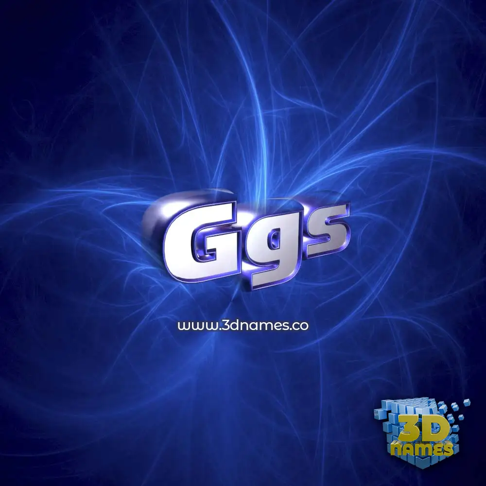 ggs in Plasma style - 3D name wallpaper ggs in Plasma style - 3D name wallpaper