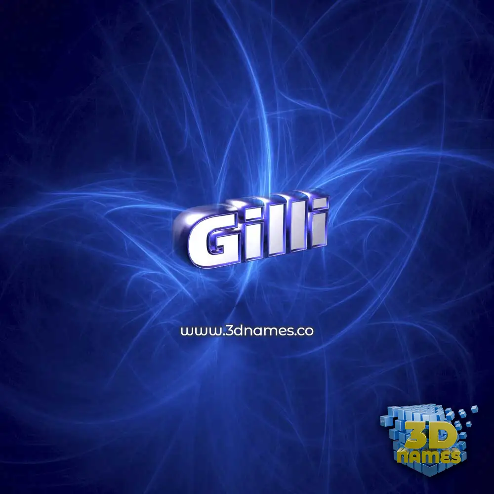 gilli in Plasma style - 3D name wallpaper gilli in Plasma style - 3D name wallpaper
