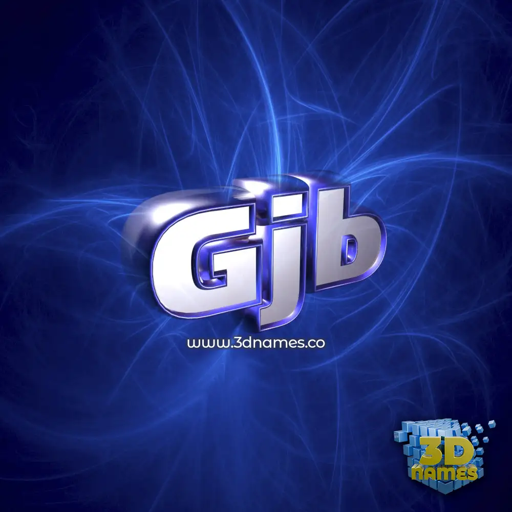 gjb in Plasma style - 3D name wallpaper gjb in Plasma style - 3D name wallpaper