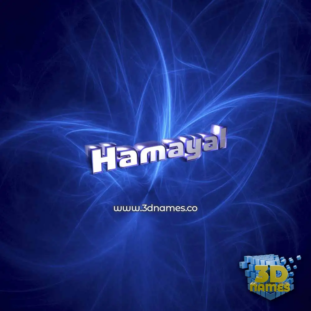hamayal in Plasma style - 3D name wallpaper hamayal in Plasma style - 3D name wallpaper