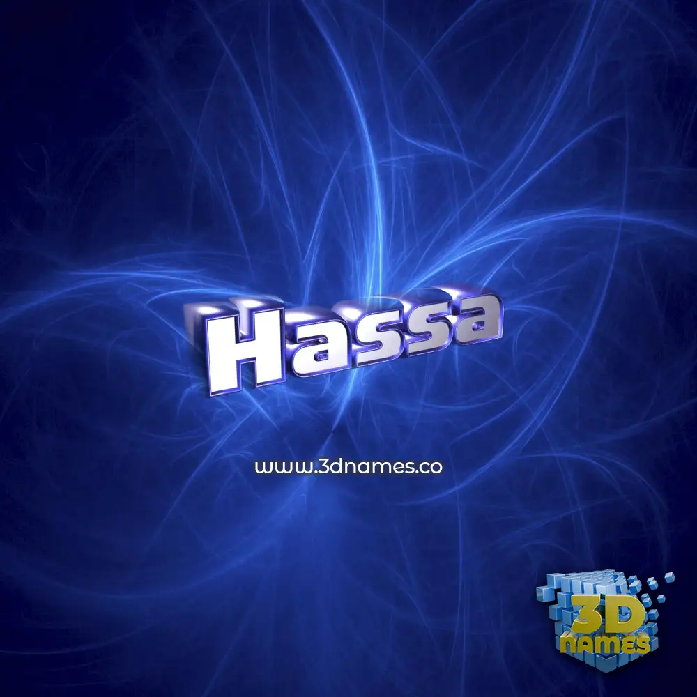 hassa in Plasma style - 3D name wallpaper hassa in Plasma style - 3D name wallpaper