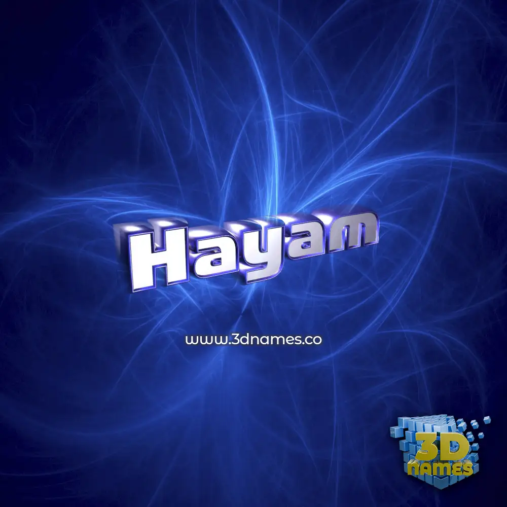 hayam in Plasma style - 3D name wallpaper hayam in Plasma style - 3D name wallpaper