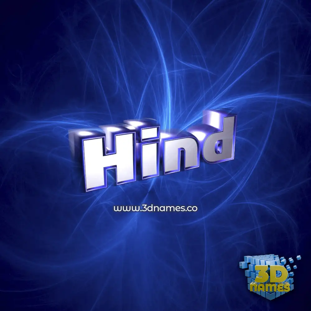 hind in Plasma style - 3D name wallpaper hind in Plasma style - 3D name wallpaper