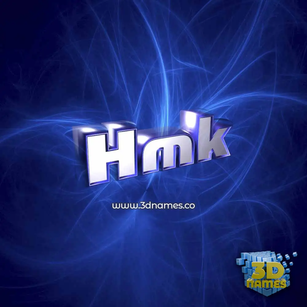hmk in Plasma style - 3D name wallpaper hmk in Plasma style - 3D name wallpaper