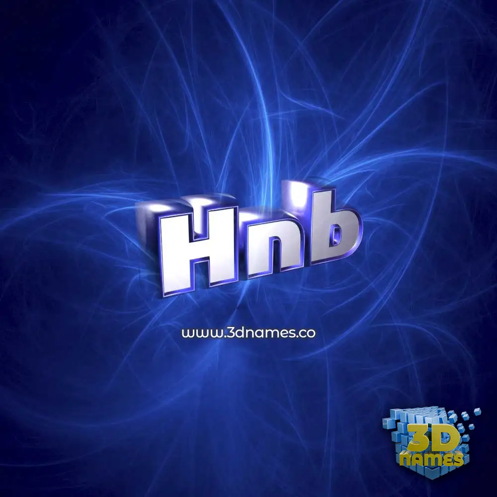hnb in Plasma style - 3D name wallpaper hnb in Plasma style - 3D name wallpaper