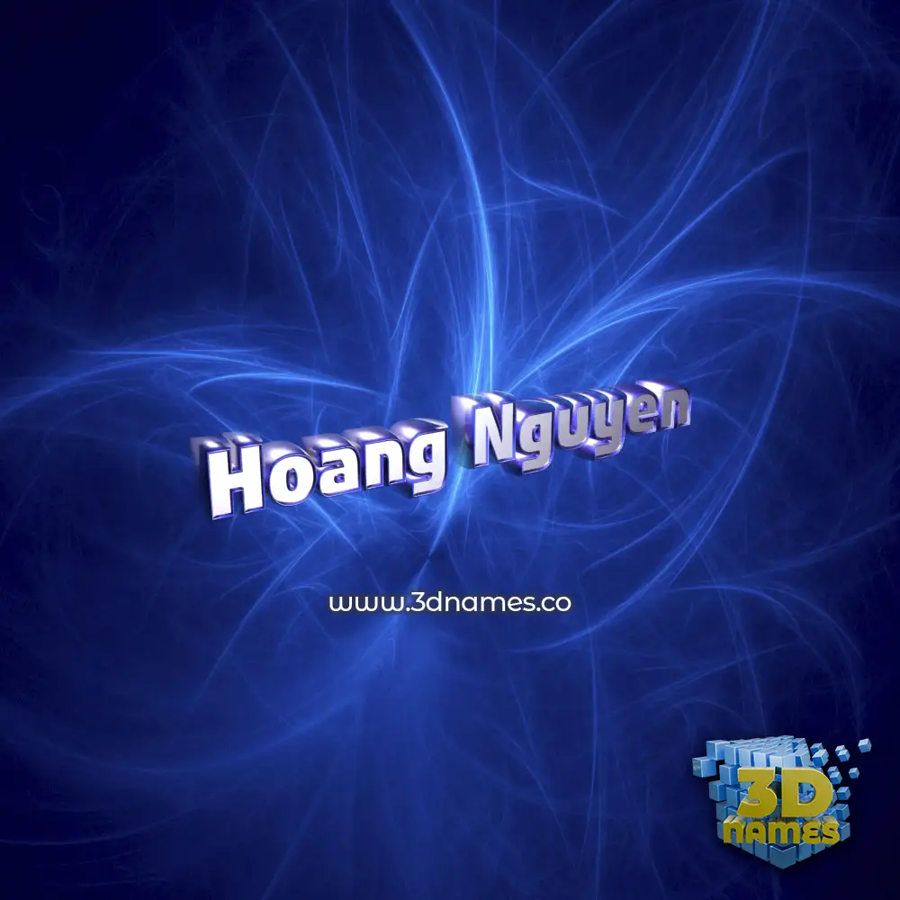 hoang nguyen in Plasma style - 3D name wallpaper