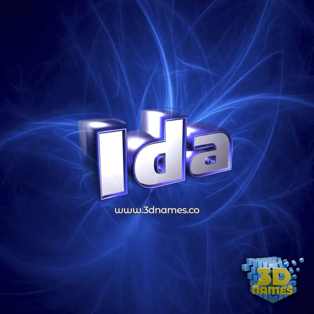 ida in Plasma style - 3D name wallpaper ida in Plasma style - 3D name wallpaper