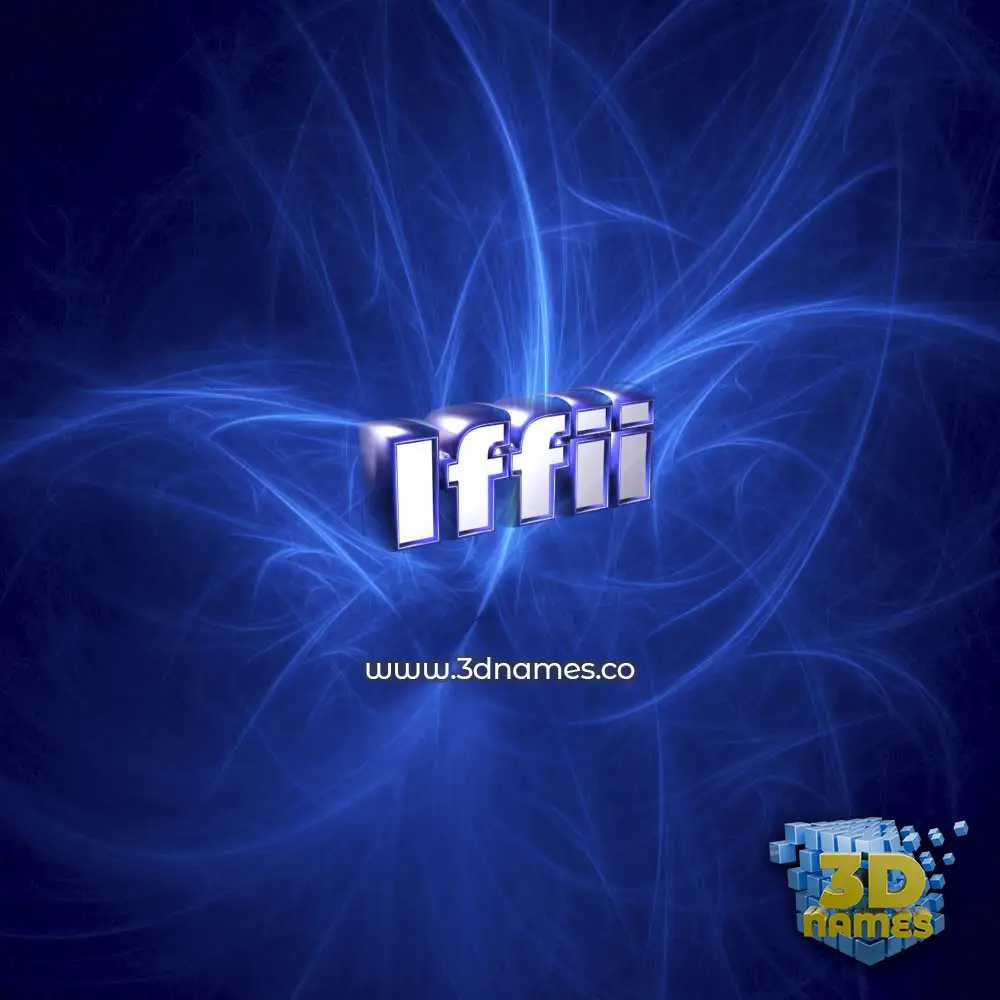 iffii in Plasma style - 3D name wallpaper iffii in Plasma style - 3D name wallpaper
