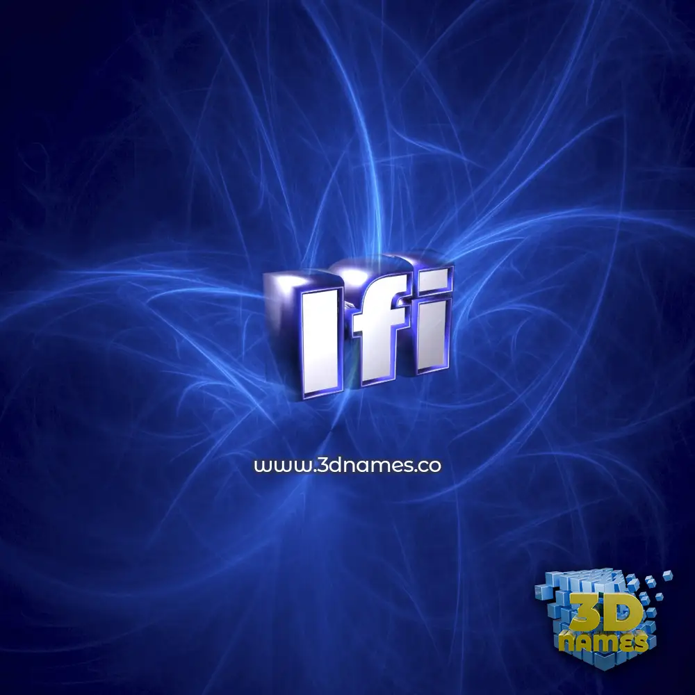 ifi in Plasma style - 3D name wallpaper ifi in Plasma style - 3D name wallpaper