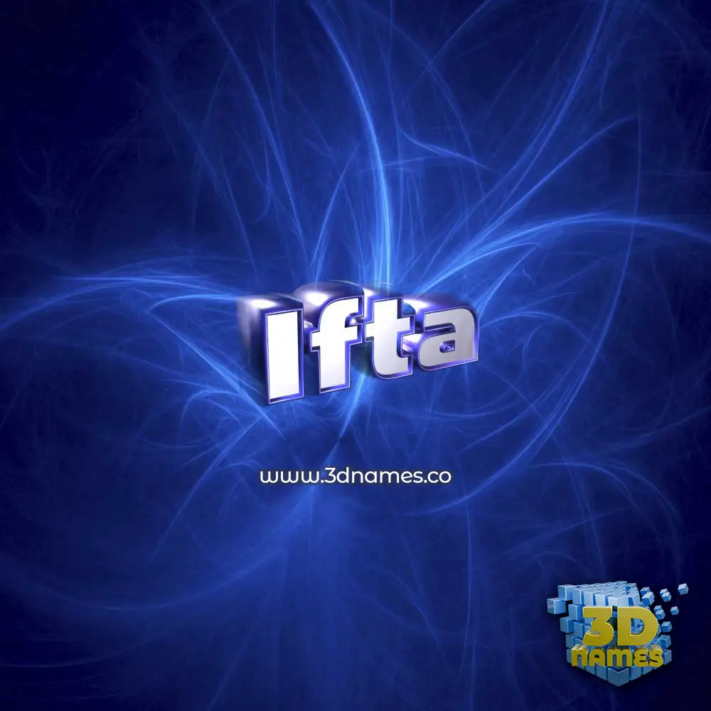 ifta in Plasma style - 3D name wallpaper ifta in Plasma style - 3D name wallpaper