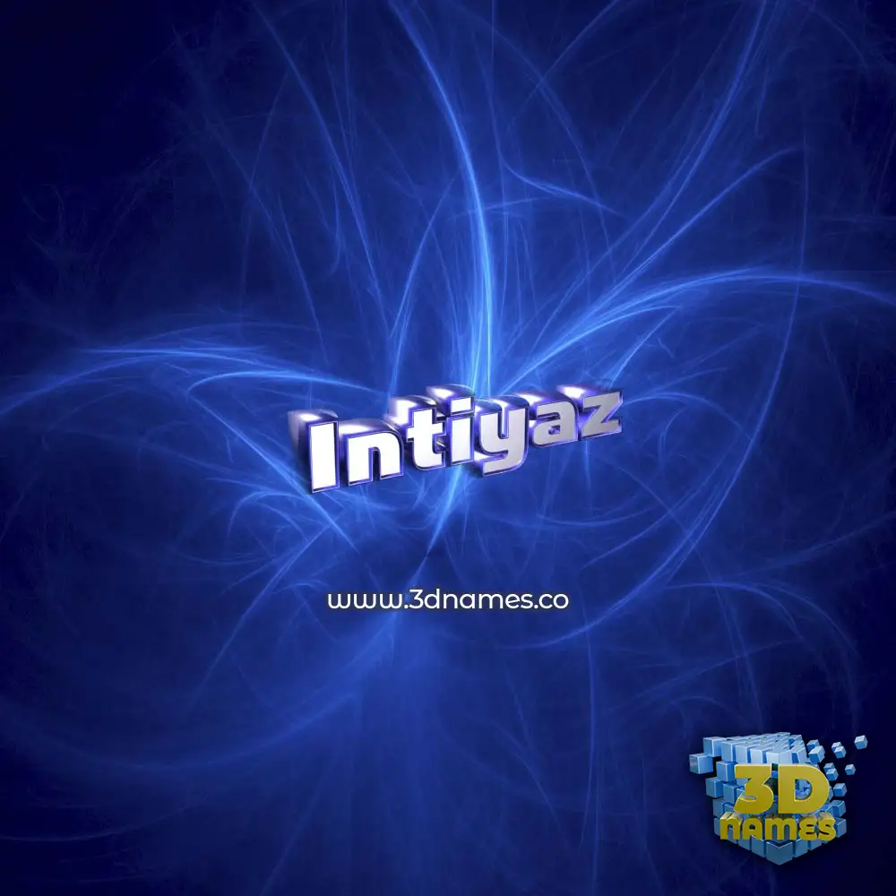 intiyaz in Plasma style - 3D name wallpaper intiyaz in Plasma style - 3D name wallpaper