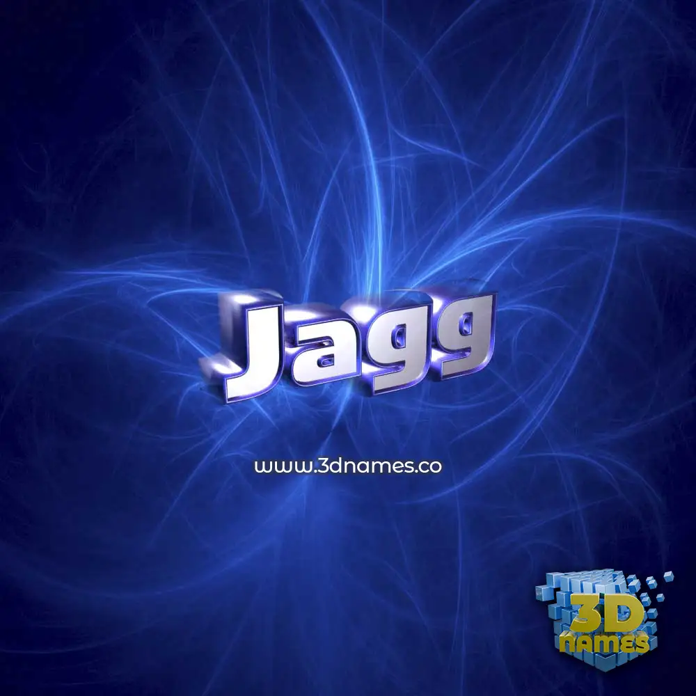 jagg in Plasma style - 3D name wallpaper