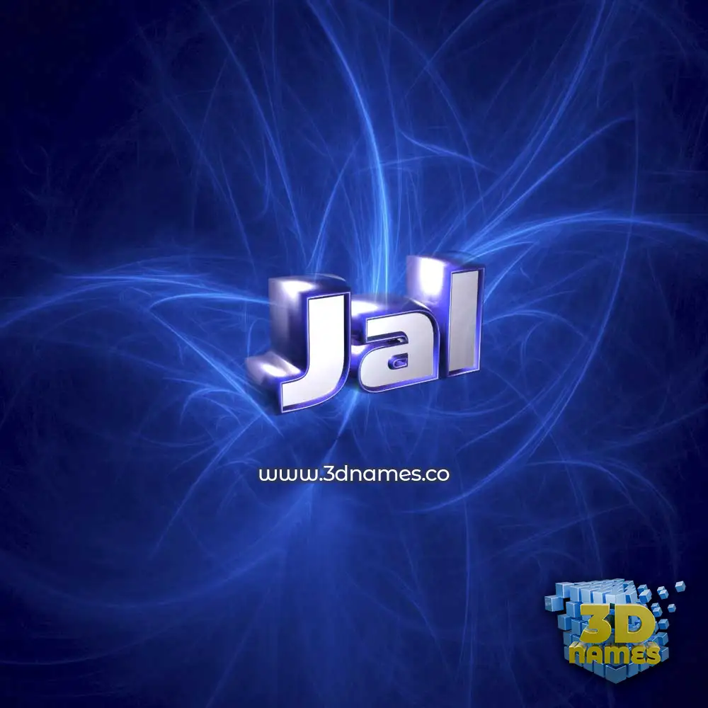 jal in Plasma style - 3D name wallpaper jal in Plasma style - 3D name wallpaper