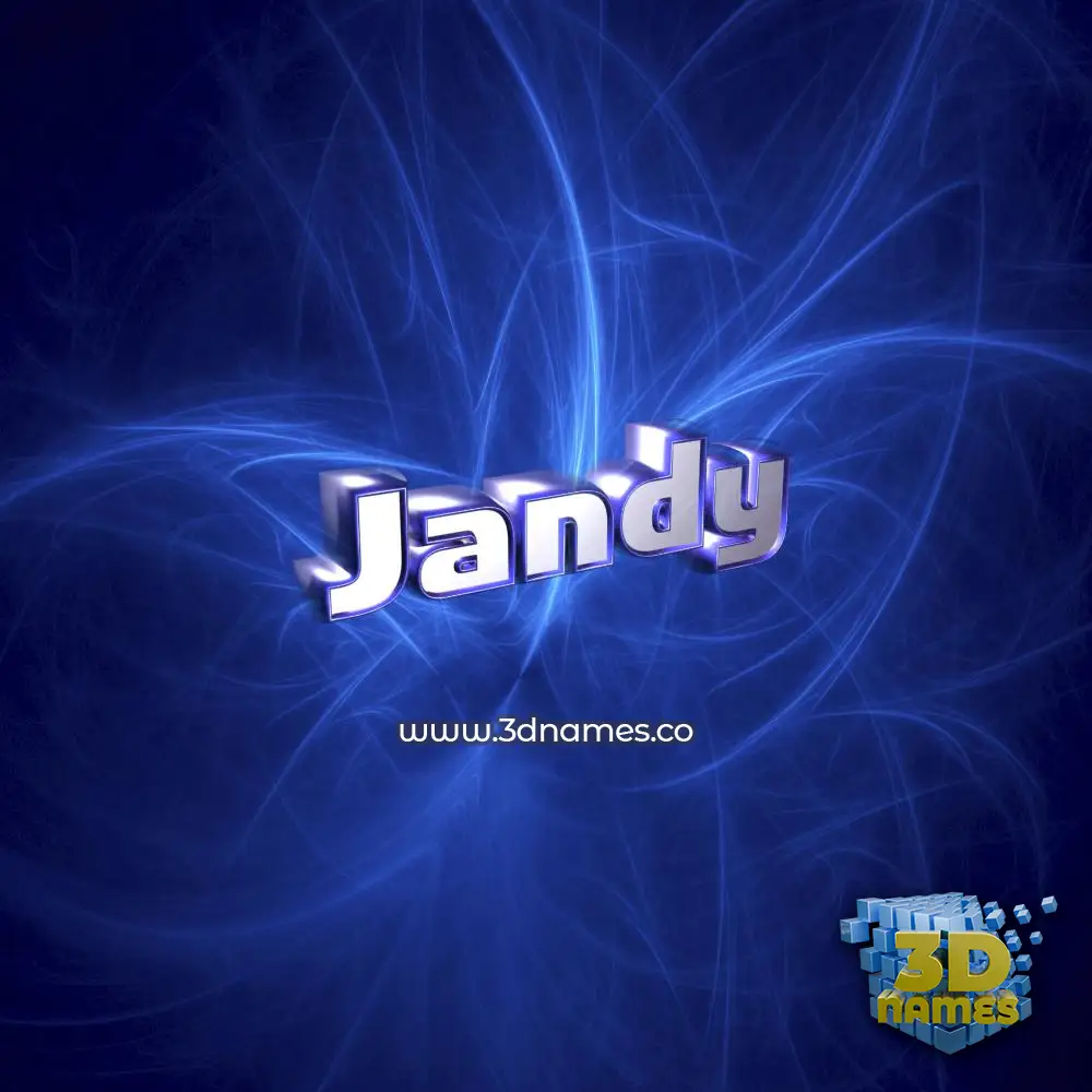 jandy in Plasma style - 3D name wallpaper