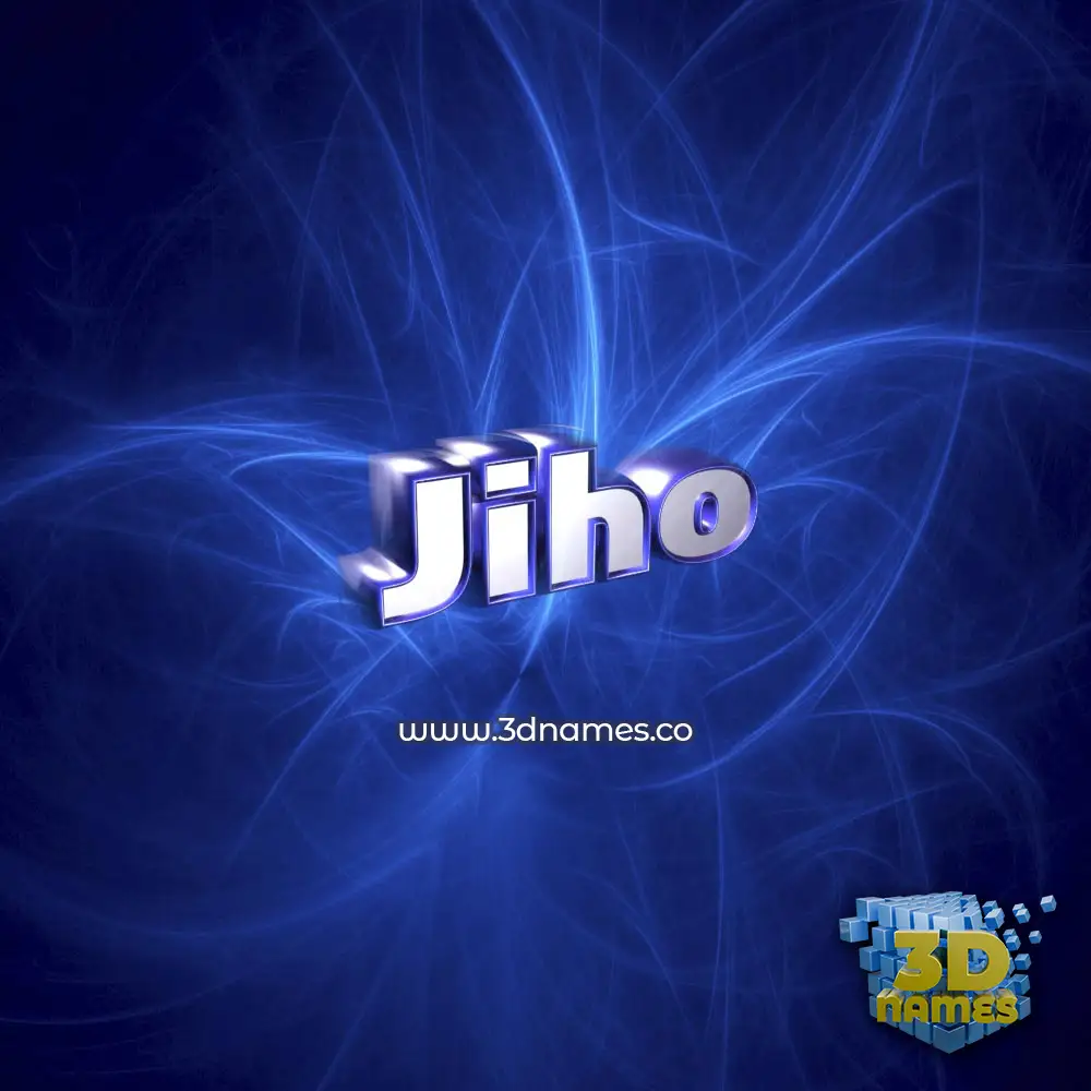 jiho in Plasma style - 3D name wallpaper jiho in Plasma style - 3D name wallpaper