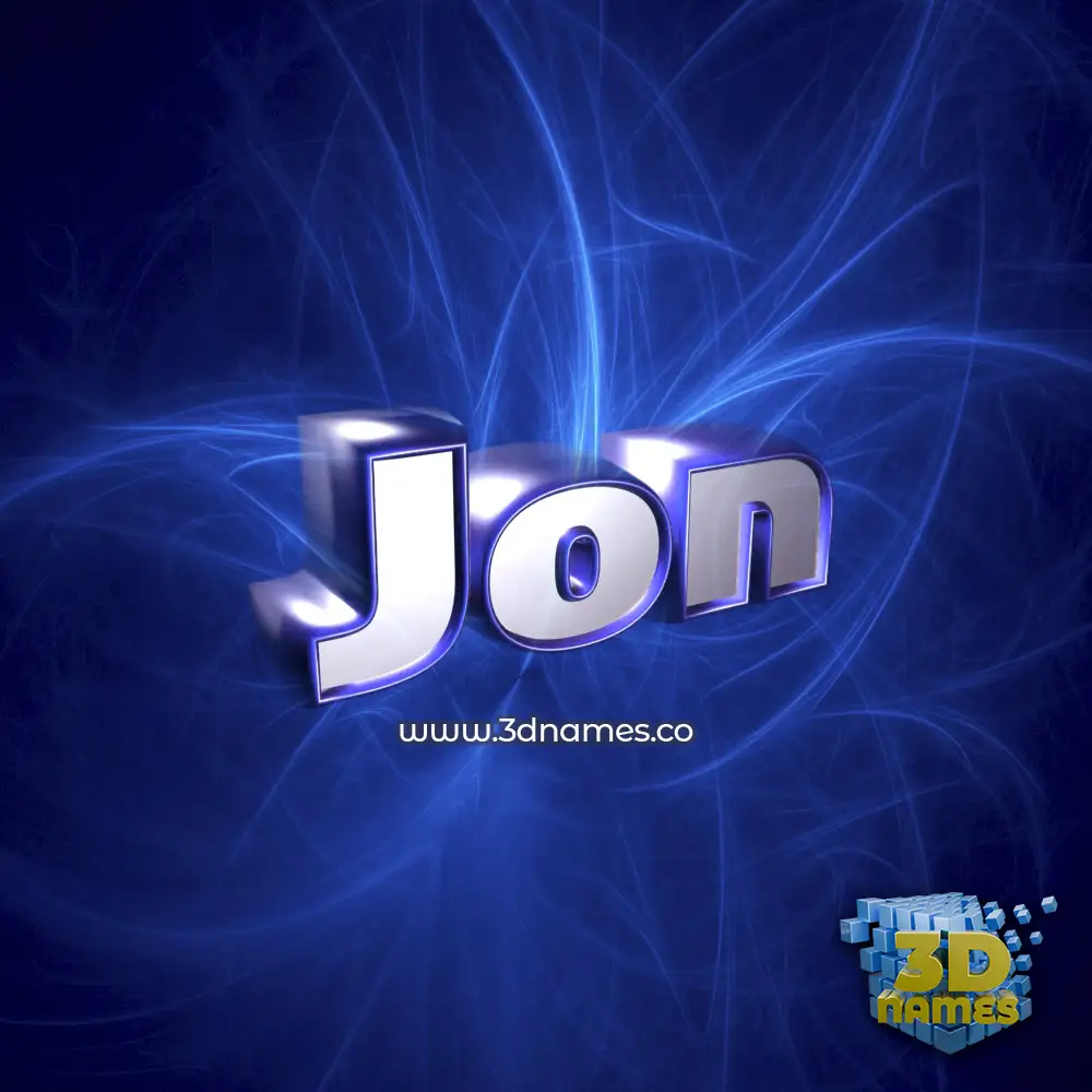 jon in Plasma style - 3D name wallpaper jon in Plasma style - 3D name wallpaper