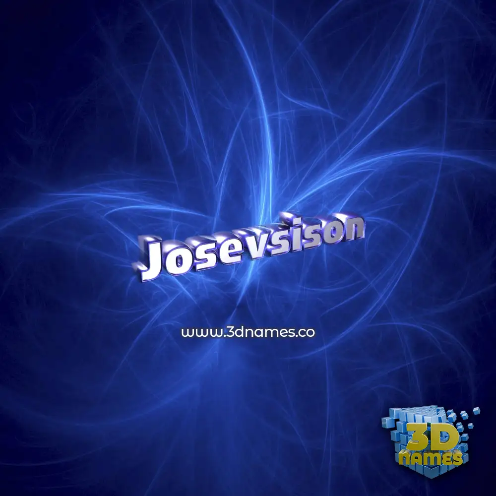 josevsison in Plasma style - 3D name wallpaper josevsison in Plasma style - 3D name wallpaper