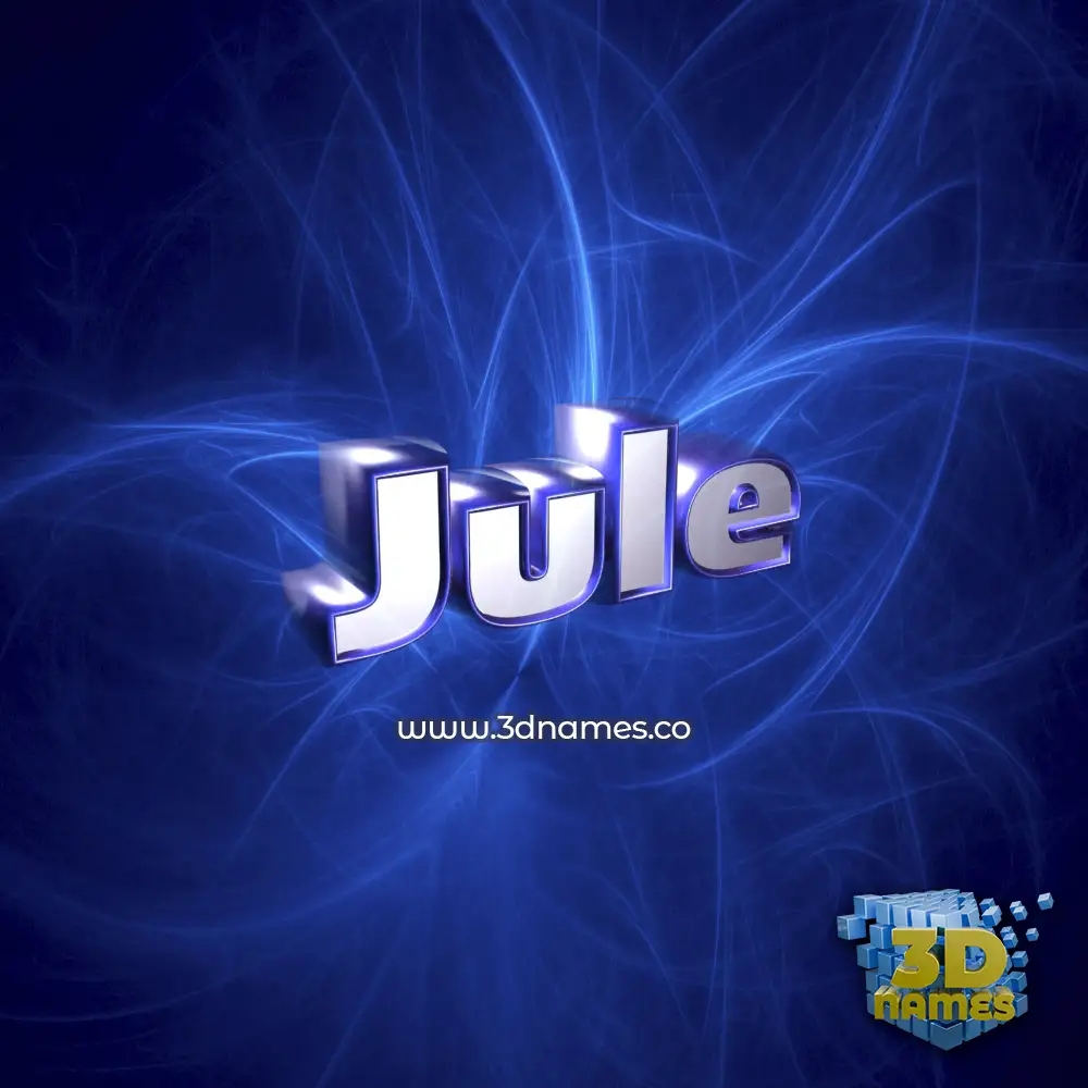 jule in Plasma style - 3D name wallpaper jule in Plasma style - 3D name wallpaper