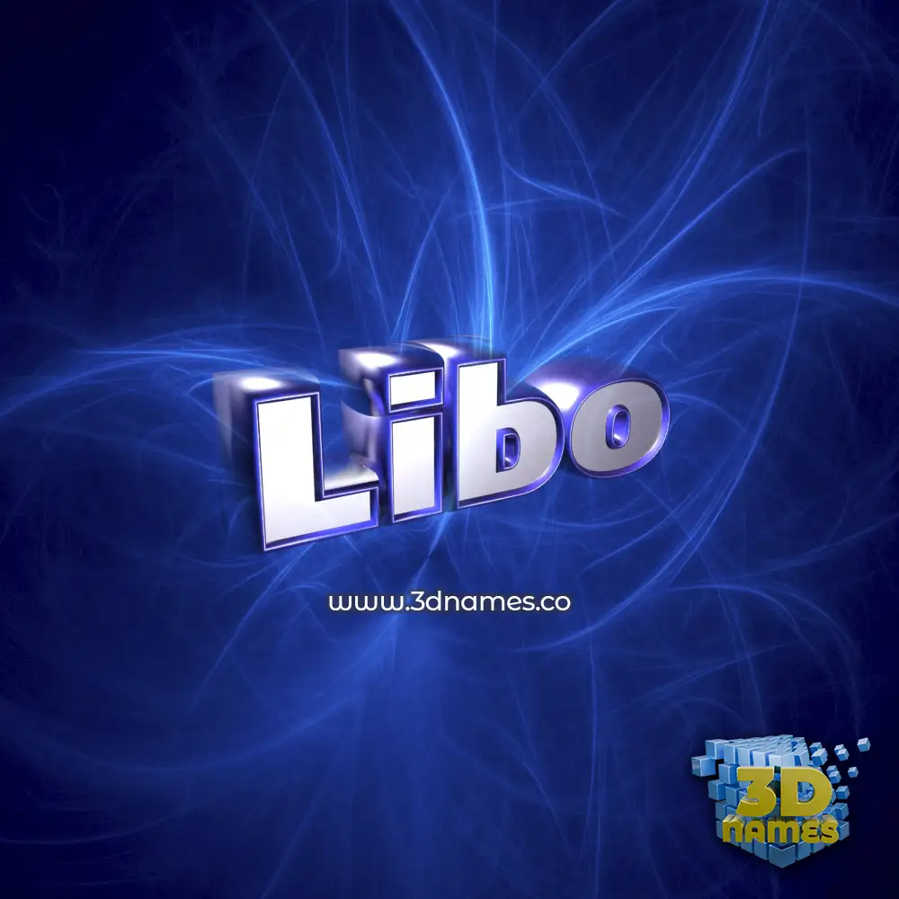 libo in Plasma style - 3D name wallpaper libo in Plasma style - 3D name wallpaper