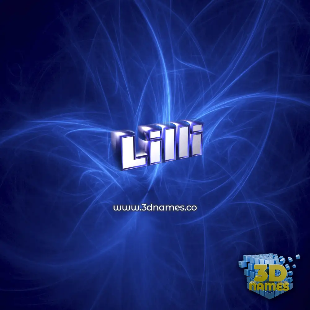 lilli in Plasma style - 3D name wallpaper lilli in Plasma style - 3D name wallpaper
