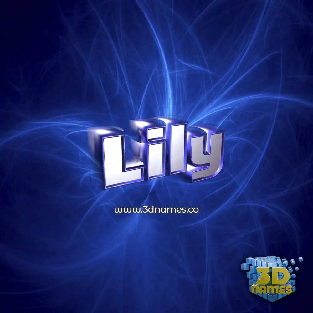 lily in Plasma style - 3D name wallpaper lily in Plasma style - 3D name wallpaper