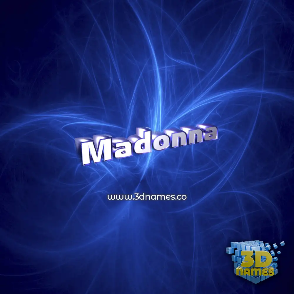 madonna in Plasma style - 3D name wallpaper madonna in Plasma style - 3D name wallpaper
