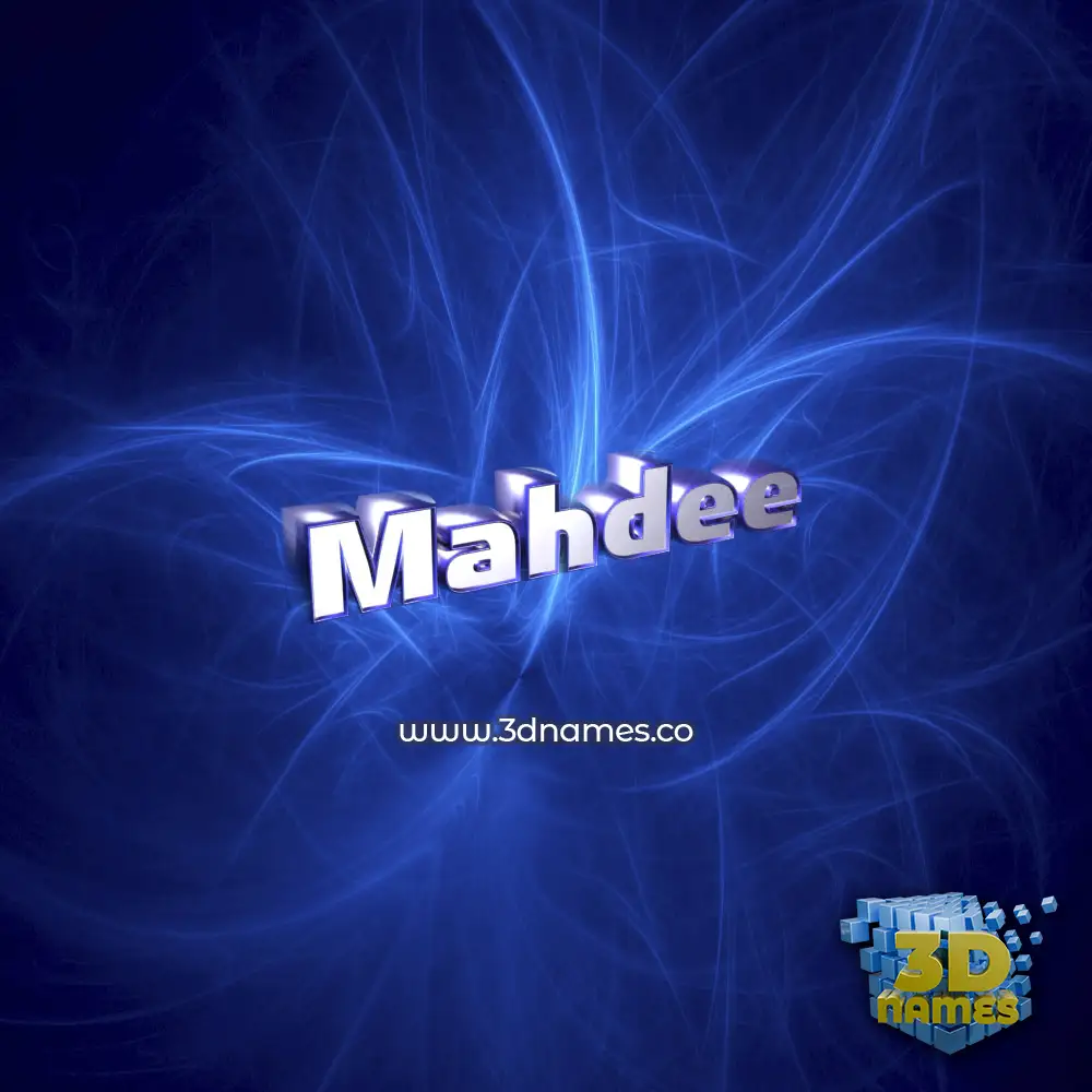 mahdee in Plasma style - 3D name wallpaper mahdee in Plasma style - 3D name wallpaper