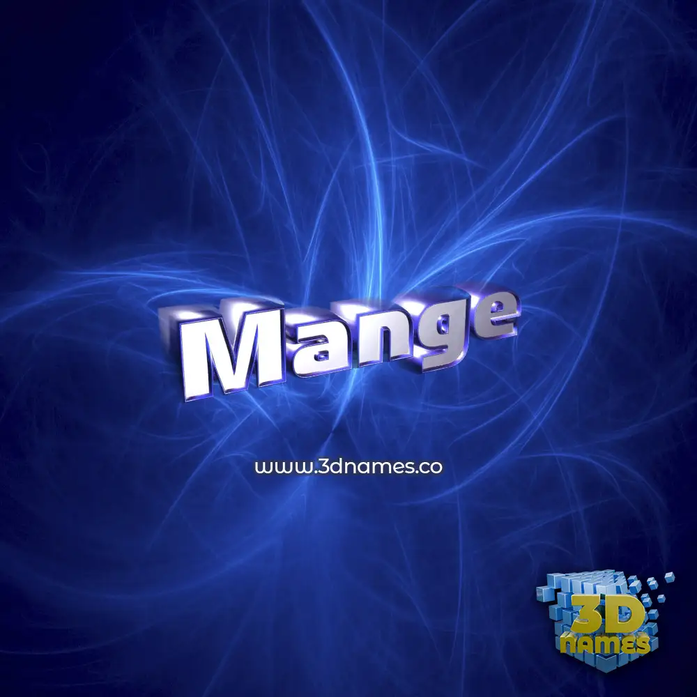 mange in Plasma style - 3D name wallpaper mange in Plasma style - 3D name wallpaper