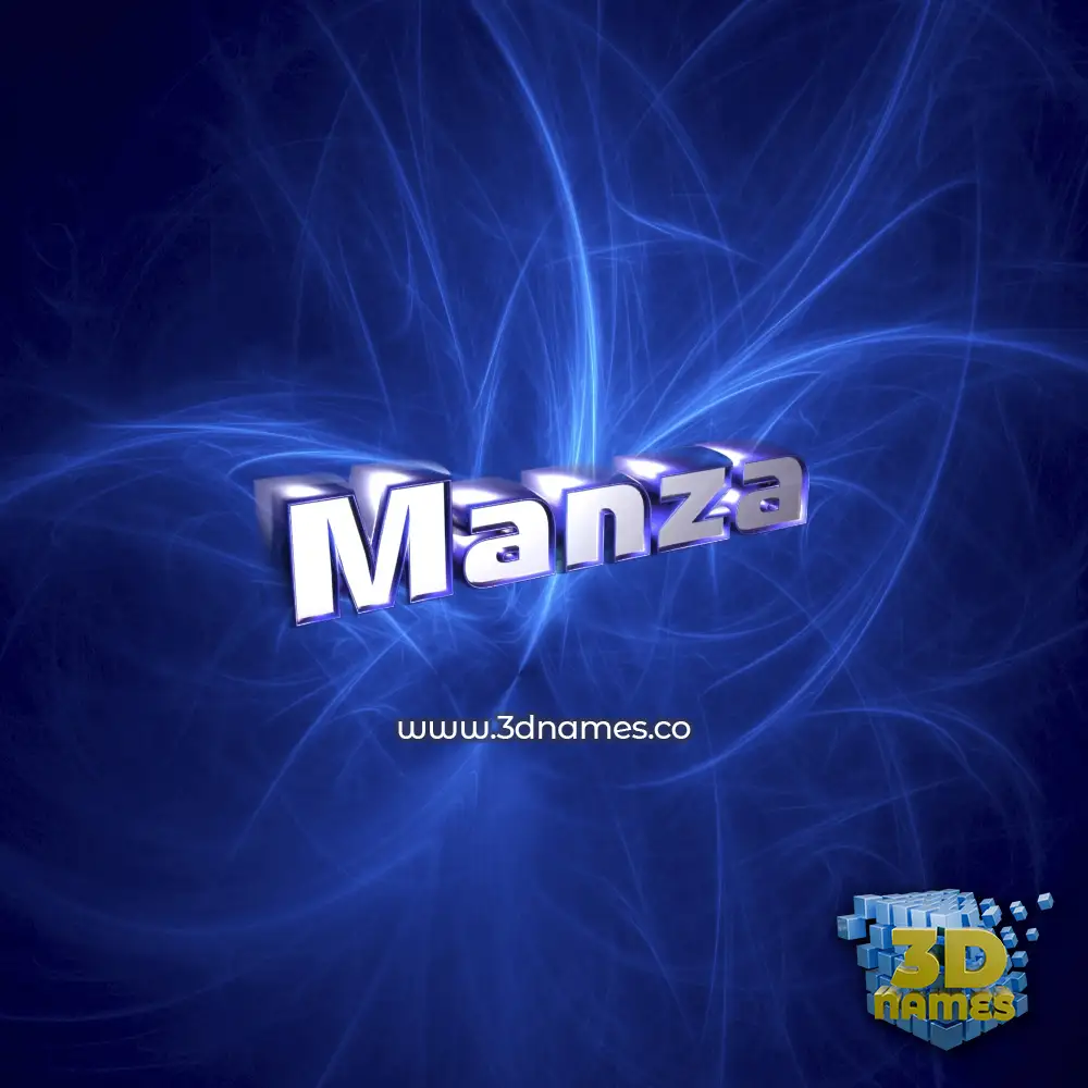 manza in Plasma style - 3D name wallpaper manza in Plasma style - 3D name wallpaper
