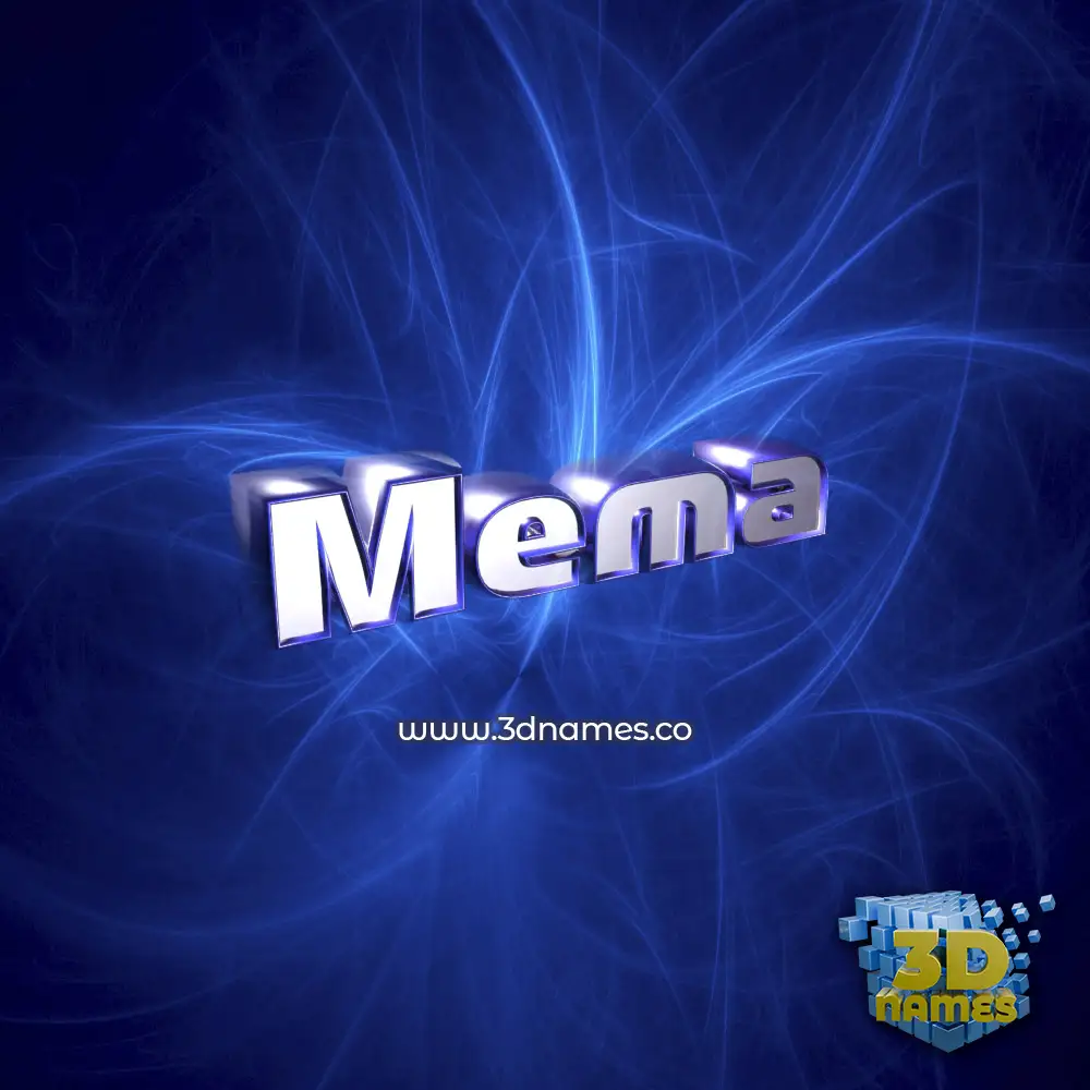 mema in Plasma style - 3D name wallpaper mema in Plasma style - 3D name wallpaper