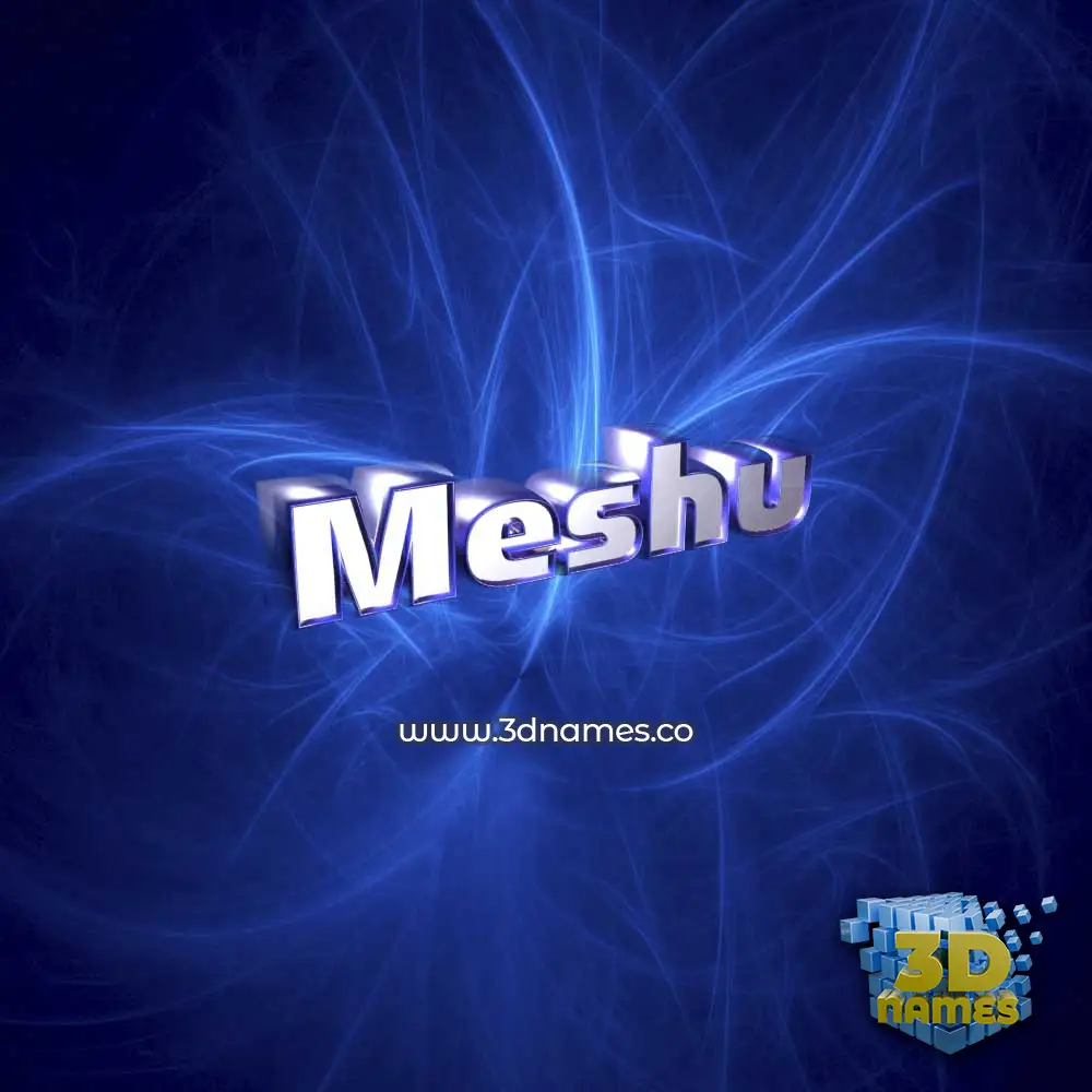 meshu in Plasma style - 3D name wallpaper meshu in Plasma style - 3D name wallpaper