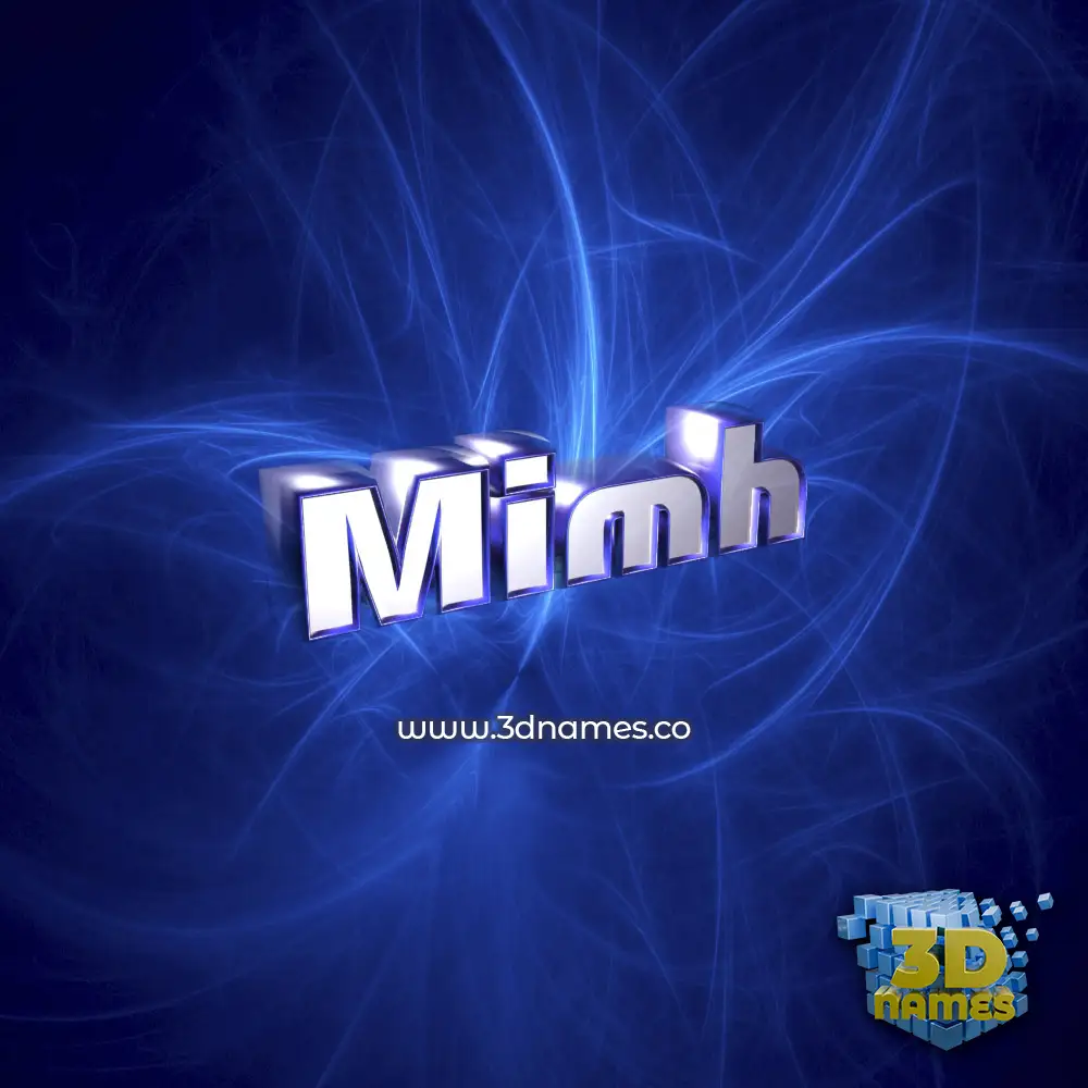mimh in Plasma style - 3D name wallpaper mimh in Plasma style - 3D name wallpaper