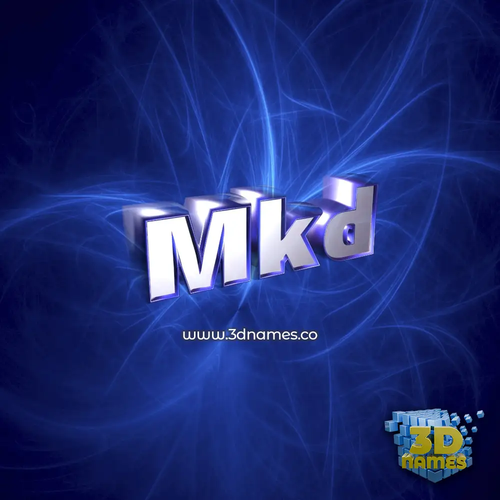 mkd in Plasma style - 3D name wallpaper mkd in Plasma style - 3D name wallpaper