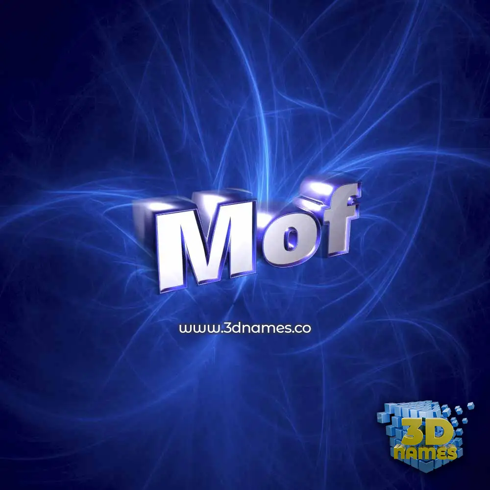 mof in Plasma style - 3D name wallpaper mof in Plasma style - 3D name wallpaper