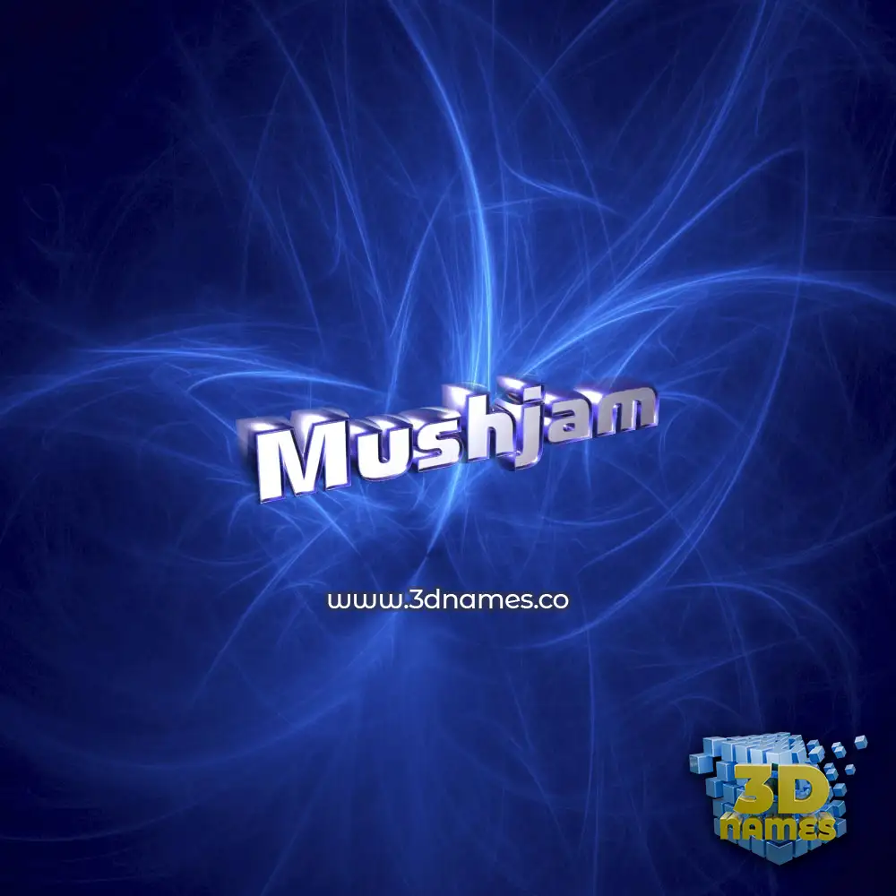 mushjam in Plasma style - 3D name wallpaper mushjam in Plasma style - 3D name wallpaper