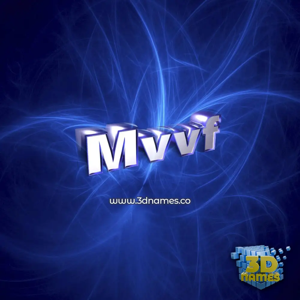 mvvf in Plasma style - 3D name wallpaper mvvf in Plasma style - 3D name wallpaper