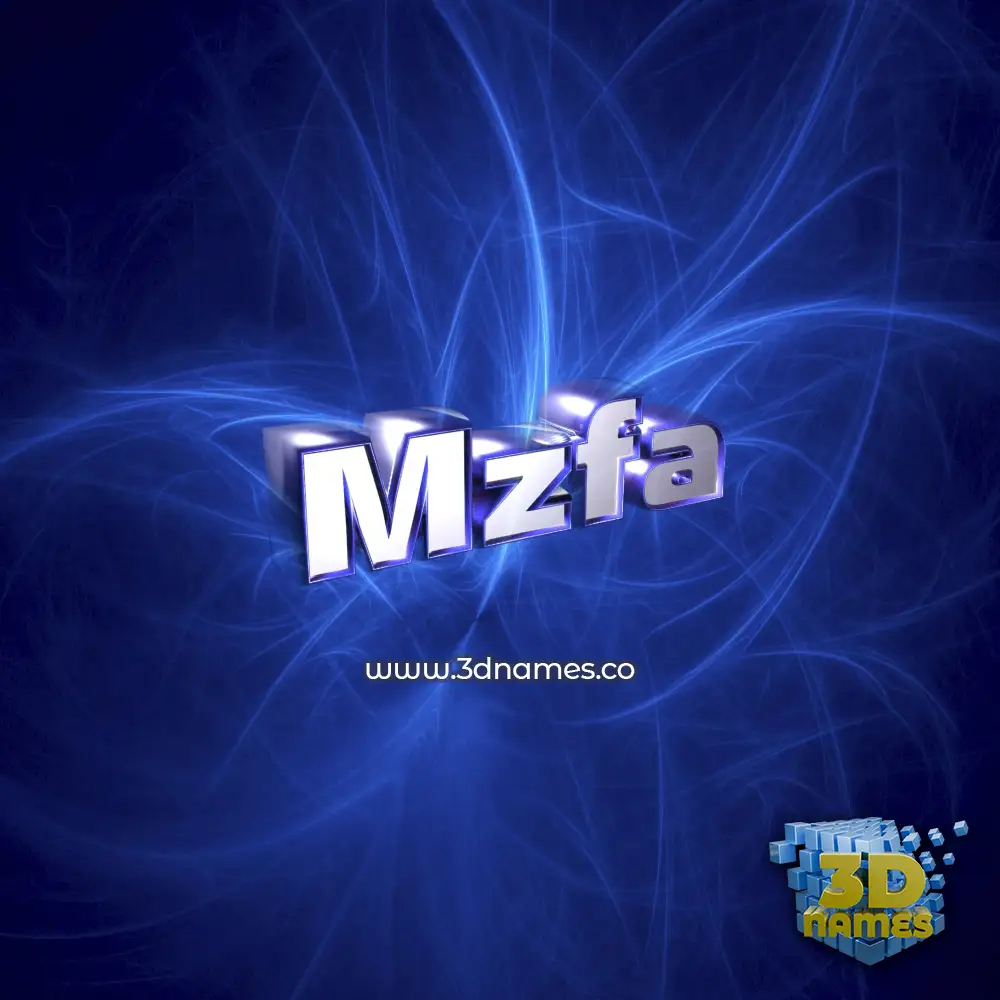 mzfa in Plasma style - 3D name wallpaper mzfa in Plasma style - 3D name wallpaper