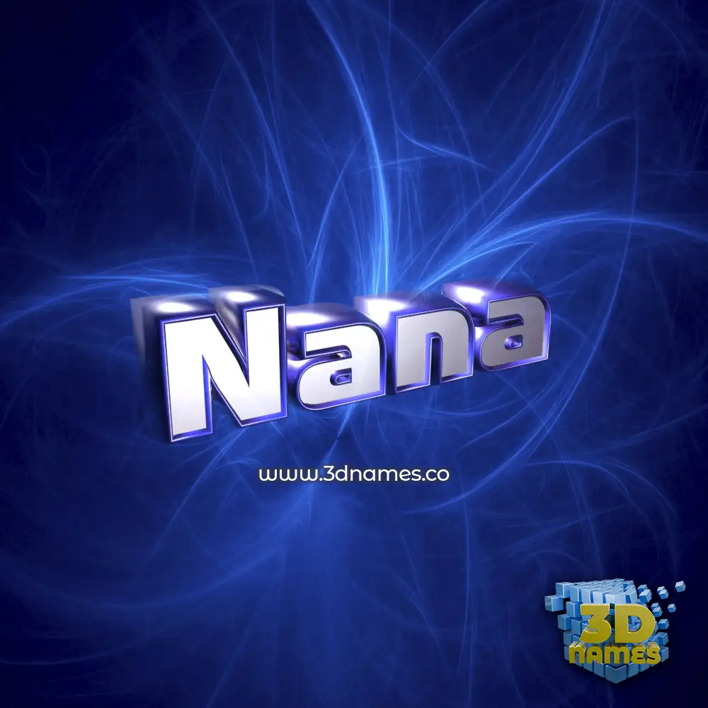 nana in Plasma style - 3D name wallpaper nana in Plasma style - 3D name wallpaper