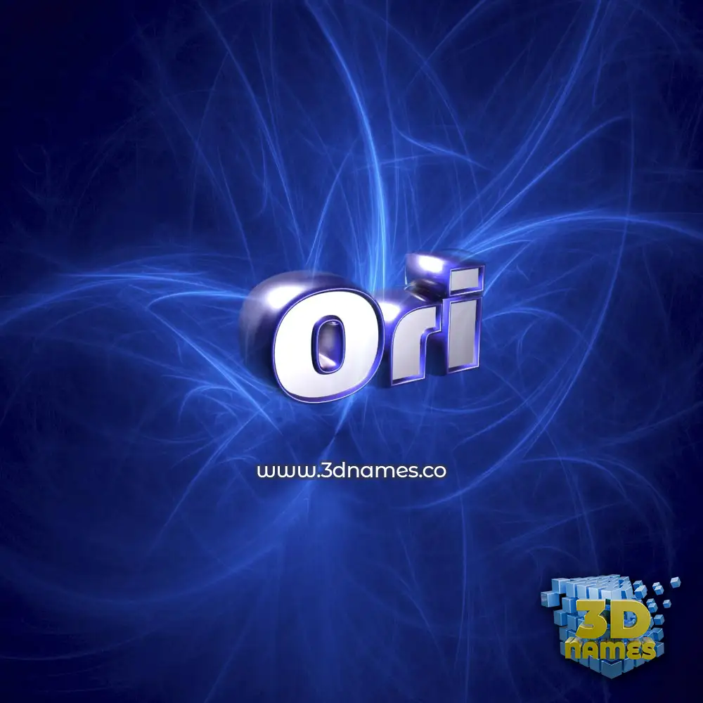 ori in Plasma style - 3D name wallpaper ori in Plasma style - 3D name wallpaper