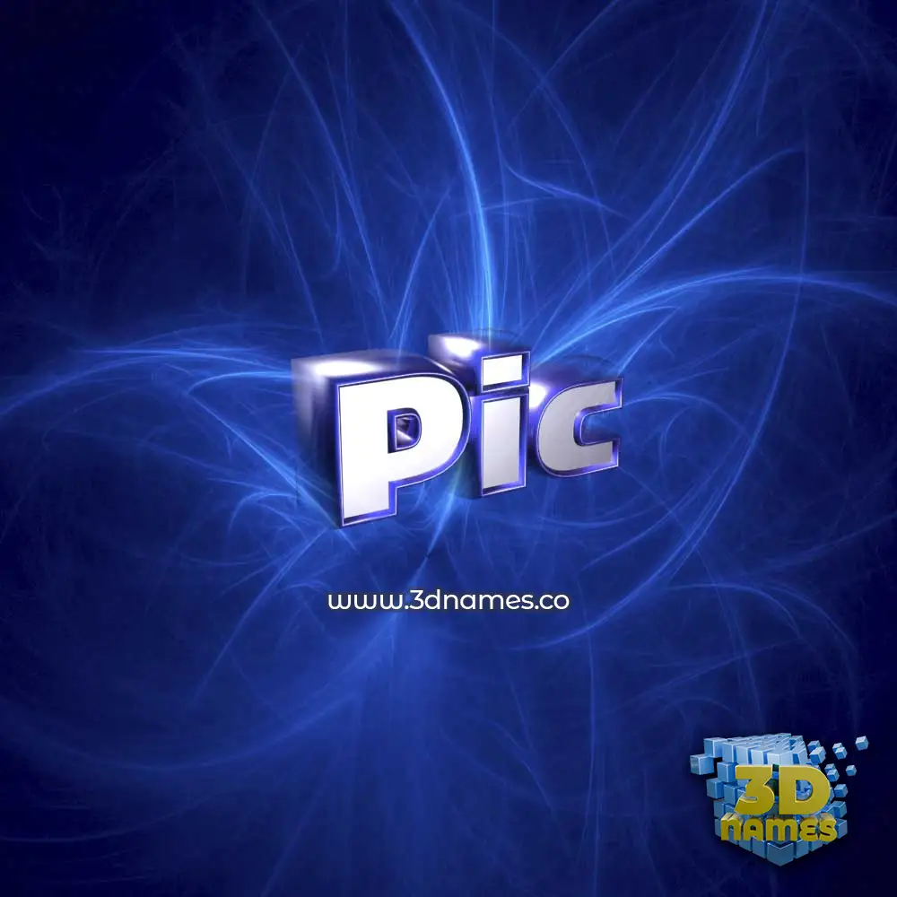 pic in Plasma style - 3D name wallpaper