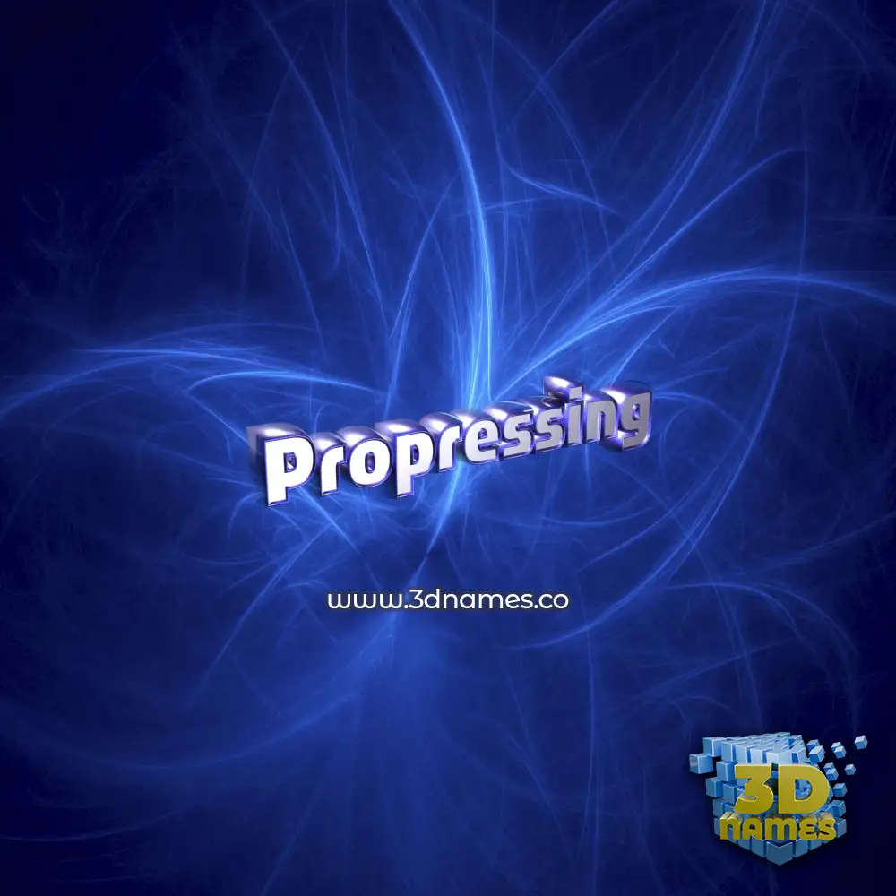 propressing in Plasma style - 3D name wallpaper propressing in Plasma style - 3D name wallpaper