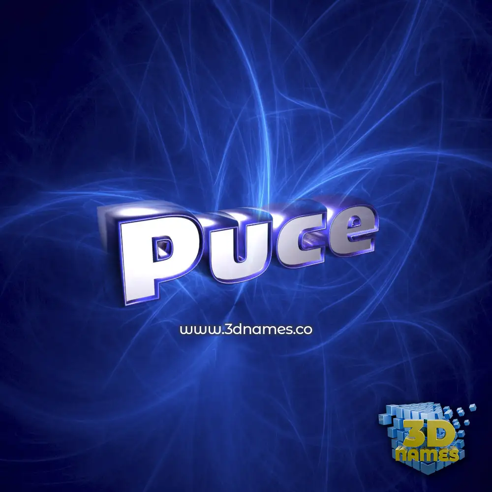 puce in Plasma style - 3D name wallpaper puce in Plasma style - 3D name wallpaper